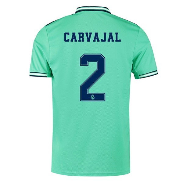 Camiseta Real Madrid NO.2 Carvajal Tercera equipo 2019-20 Verde
